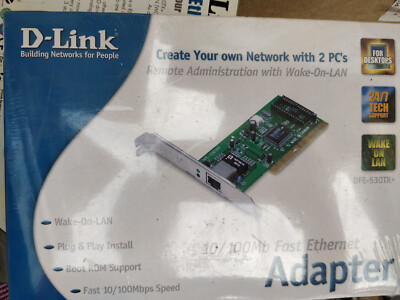 D Link 10/100 Fast Ethernet Adapter