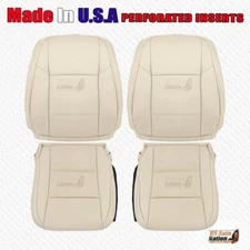 2013-2018 Fits Lexus ES300h ES350 Driver Passenger Perforated Leather Cover Tan