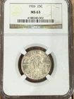 1926 Standing Liberty Quarter NGC MS63