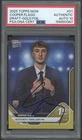 2025 Topps Now Cooper Flagg Signed NBA DRAFT 1st PICK Gold Foil /50 PSA AUTO 10