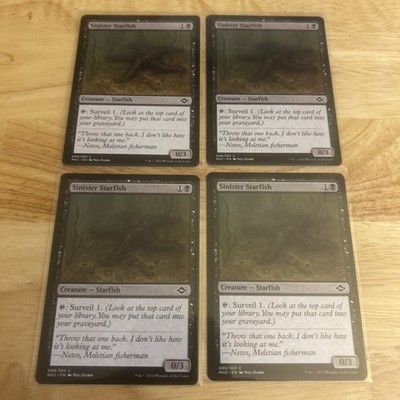 Set Of 4 Sinister Starfish Modern Horizons 2 Regular
