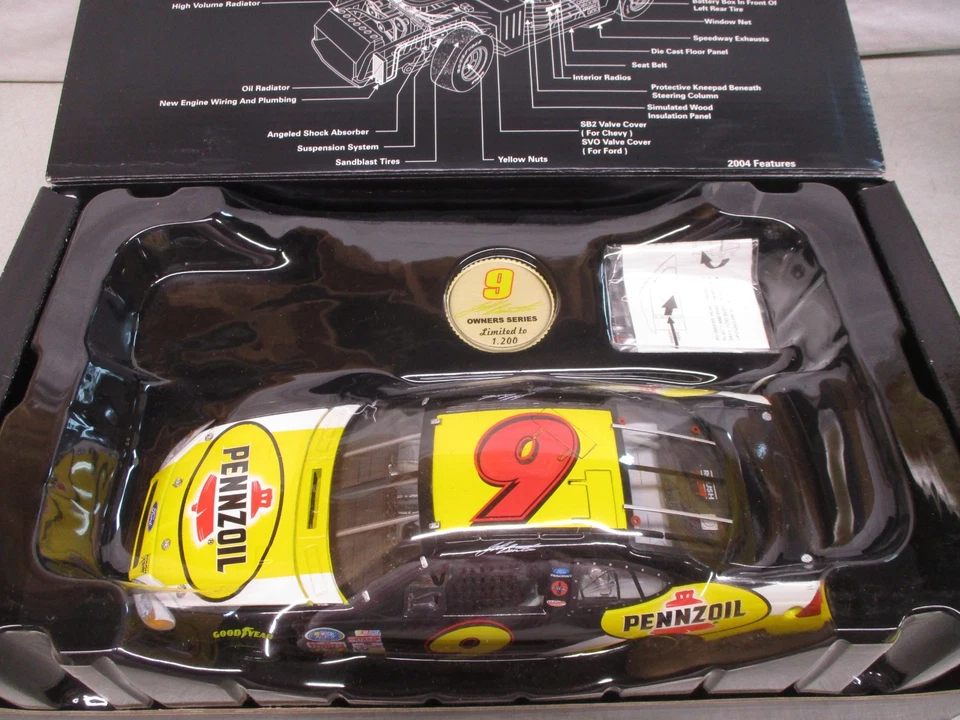2004 Team Caliber Jeff Burton Pennzoil 1/24 - Image 2 of 3