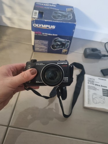 OLYMPUS CAMEDIA C-770 ultra zoom boxed camera battery accessories tested - Picture 4 of 9