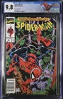 SPIDER-MAN #8 NEWSSTAND CGC 9.8 TODD MCFARLANE WOLVERINE CUSTOM LABEL