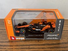 F1 Burago FORMULA 1 McLaren Diecast Race Car 1:43 OSCAR PIASTRI 81
