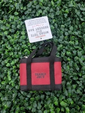 Trader Joe's Micro Mini Tote With Grocery Bag 2 In 1 Mini Limited Edition 🔴 NEW