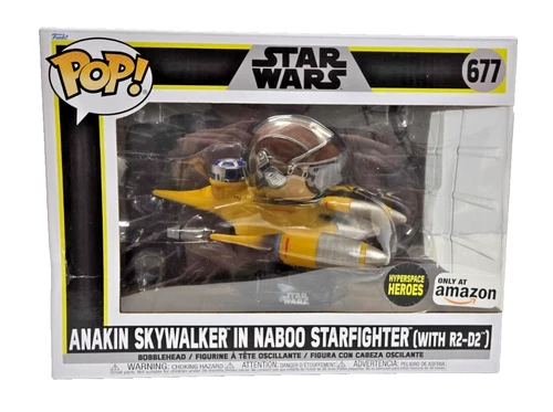 Funko Pop! Rides Super Deluxe: Star Wars - Anakin Skywalker in Naboo Starfighter