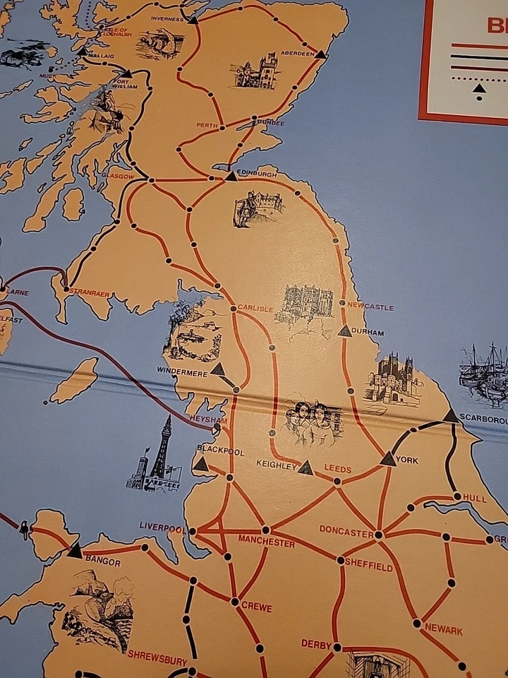 Vintage 1973 THE GREAT GAME Of BRITAIN Board Game ALL CARDS/PIECES - No Dice - Image 4 of 4