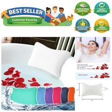 Luxurious Bath Pillow with Non-Slip Suction Cups for Ultimate Comfort