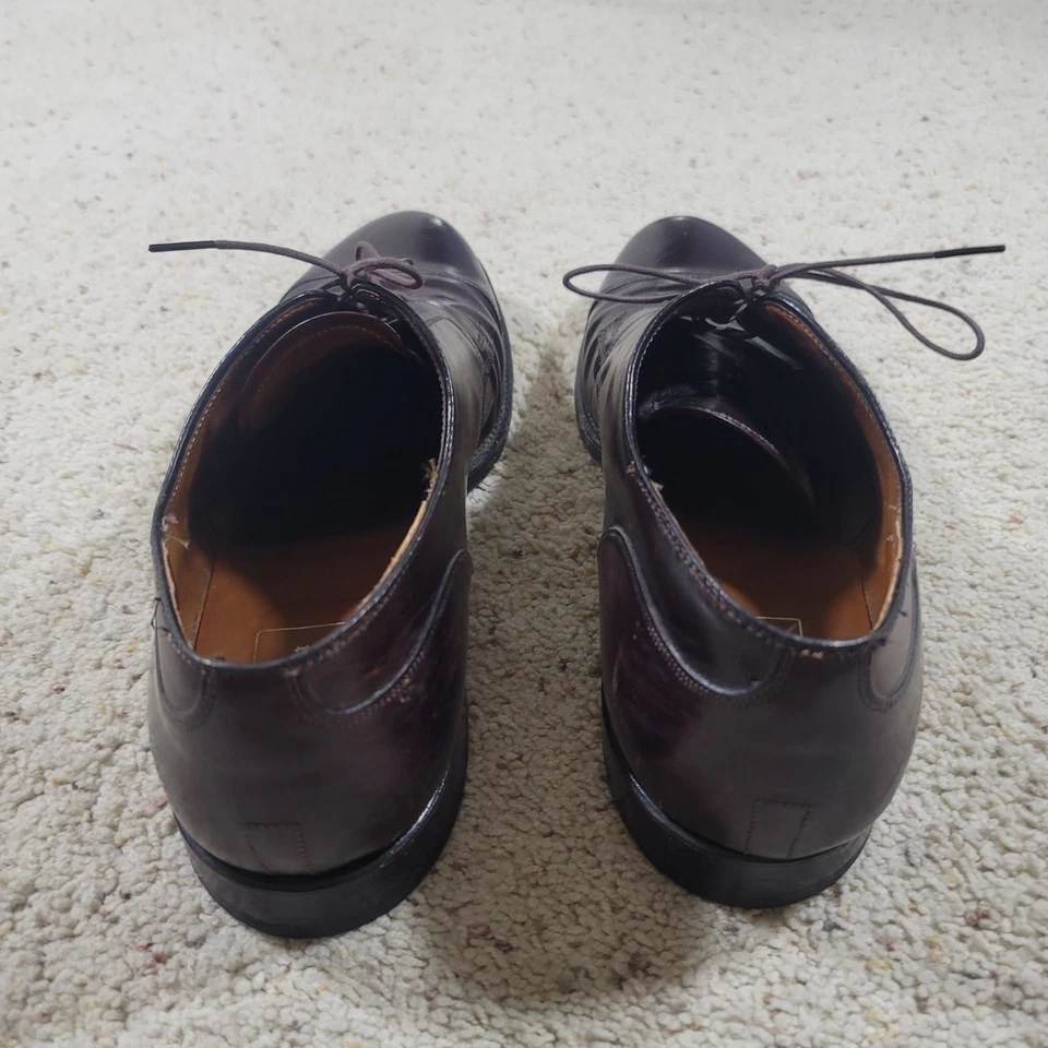 Alden Restoration 2160 Oxford Oxblood Burgundy Mens 13 READ - Image 4 of 4