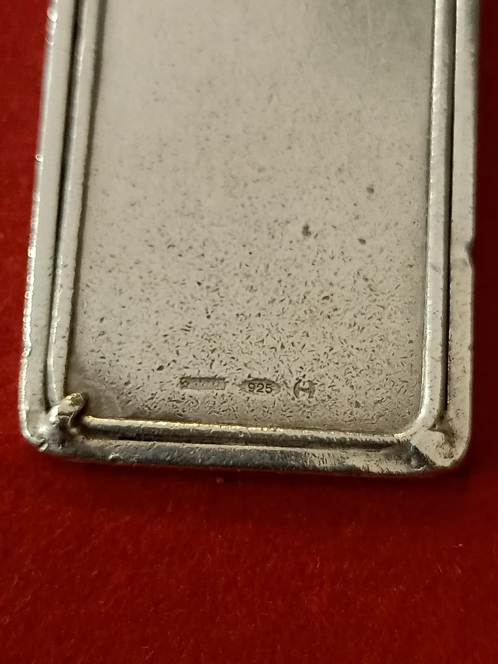 Massiccio portachiavi "Fortuna" in argento 925 e 800 della Intercoins - Immagine 3 di 4