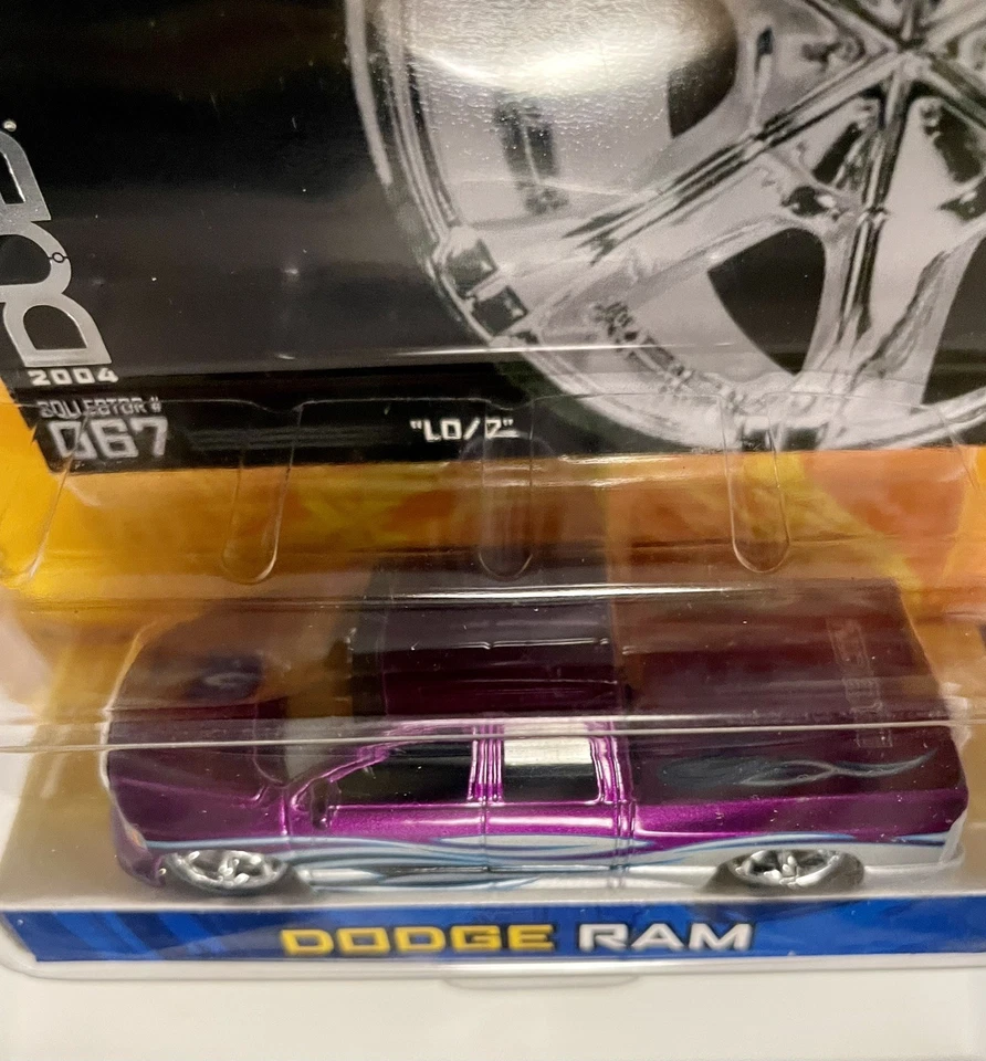 Jada Dub City Dodge Ram 1500 Truck Collector #67 Purple & Silver 1/64 Sealed - Image 2 of 2