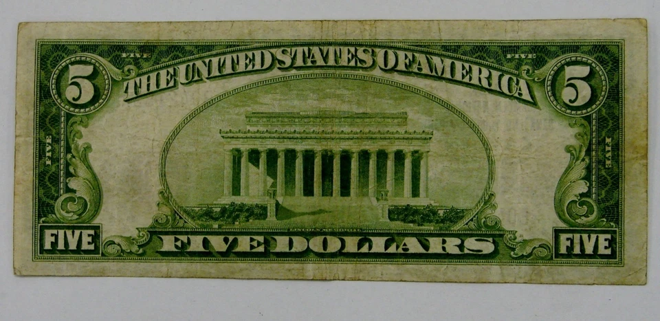 Camden, NJ - 1929 $5 First Camden NB & Trust Co. - CH# 1209 - Image 2 of 2