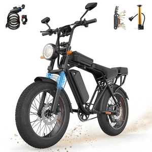 Fat Tire E Bike X5 for Men and Women 250W, 20 Inch X5 with 20x4.0 Tires