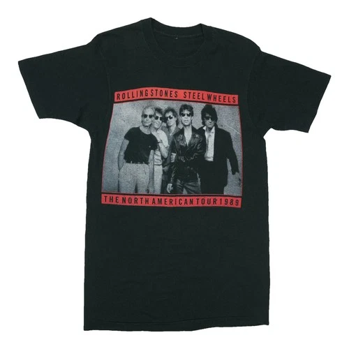 Rolling Stones Steel Wheels Tour Shirt 1980s vintage concert t-shirt, vintage, single stitch, B+ condition
