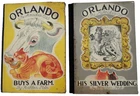 2 x Orlando The Marmalade Cat Book 1949 1950 Kathleen Hale Two Vintage Hardbacks