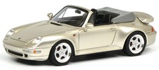 Schuco 450887900 1:43 Grey Porsche 911 (993) Cabrio