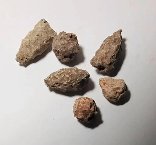 6 Civil War Relic chewed bullets dug  in Central Virginia, Buy for $22.00/ $6.00