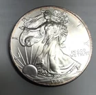 U.S. Mint American Eagle 1 oz Silver Coin 1998 .999 Fine Bullion. No Reserve.