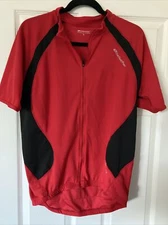 Bellwether Techinical Wmns Large L CADENCE Cycling Red Shirt Kit 3 Pocket Jersey
