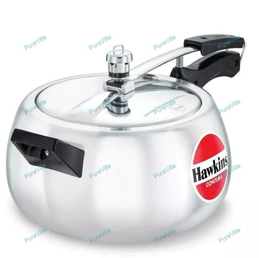 Hawkins New Classic Pressure Cooker 5 Liters Aluminum Silver Color Best Gift