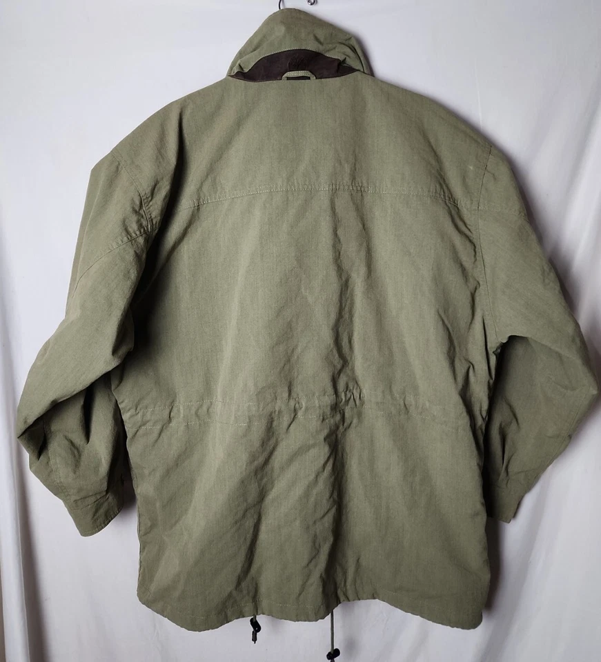 Chaqueta Timberland Weathergear Hombres M Lona Forro Acolchado Cremallera Completa Foto 3 de 4