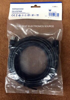 NEW Authentic Kenwood CA-EX7MR 7-meter Extension Cable for Marine Remotes