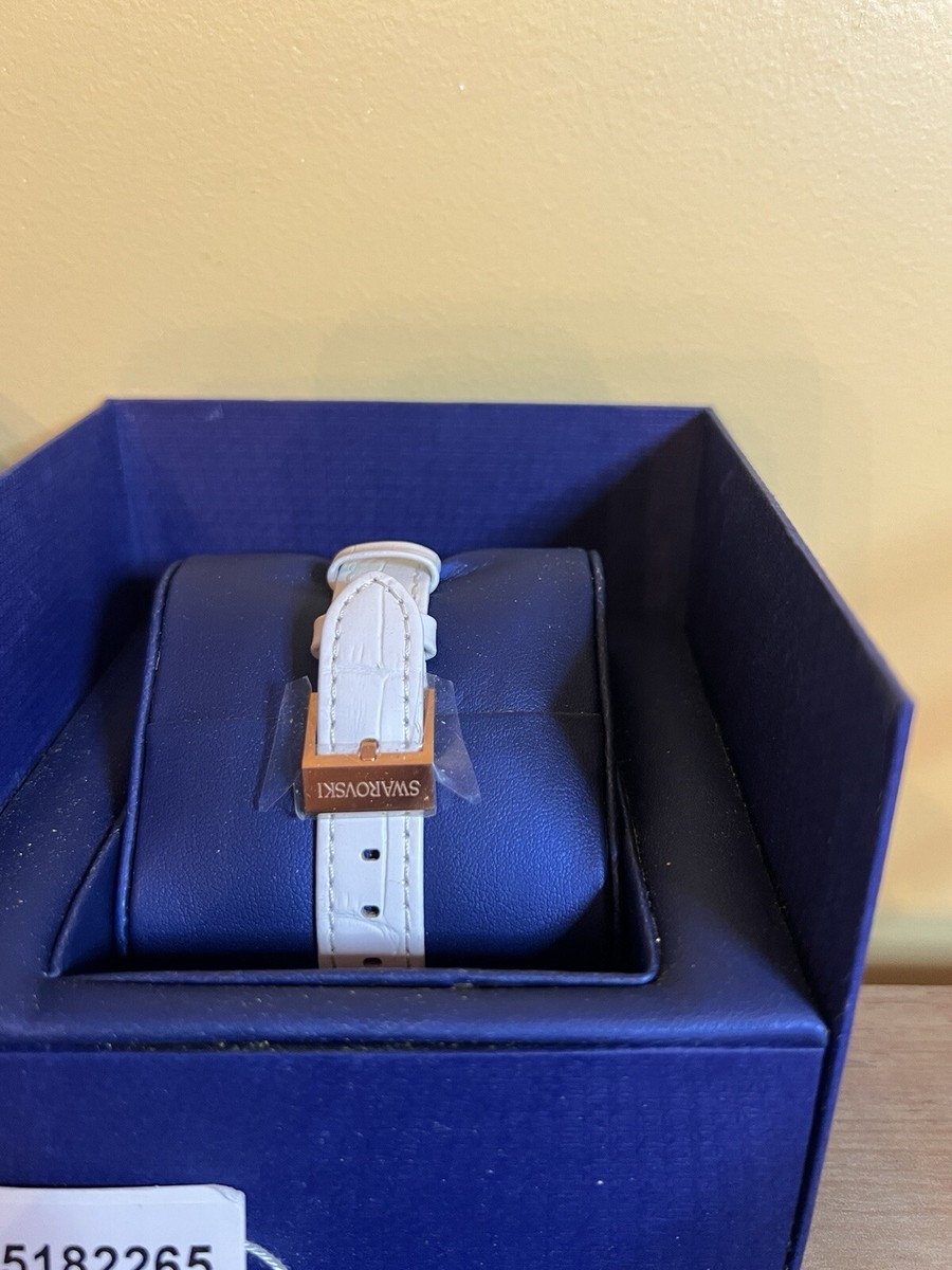 Swarovski Octea Dressy White Ceramic Bezel Rosegold Tone Swarovski Octea Dressy White Ceramic Bezel Rosegold Tone