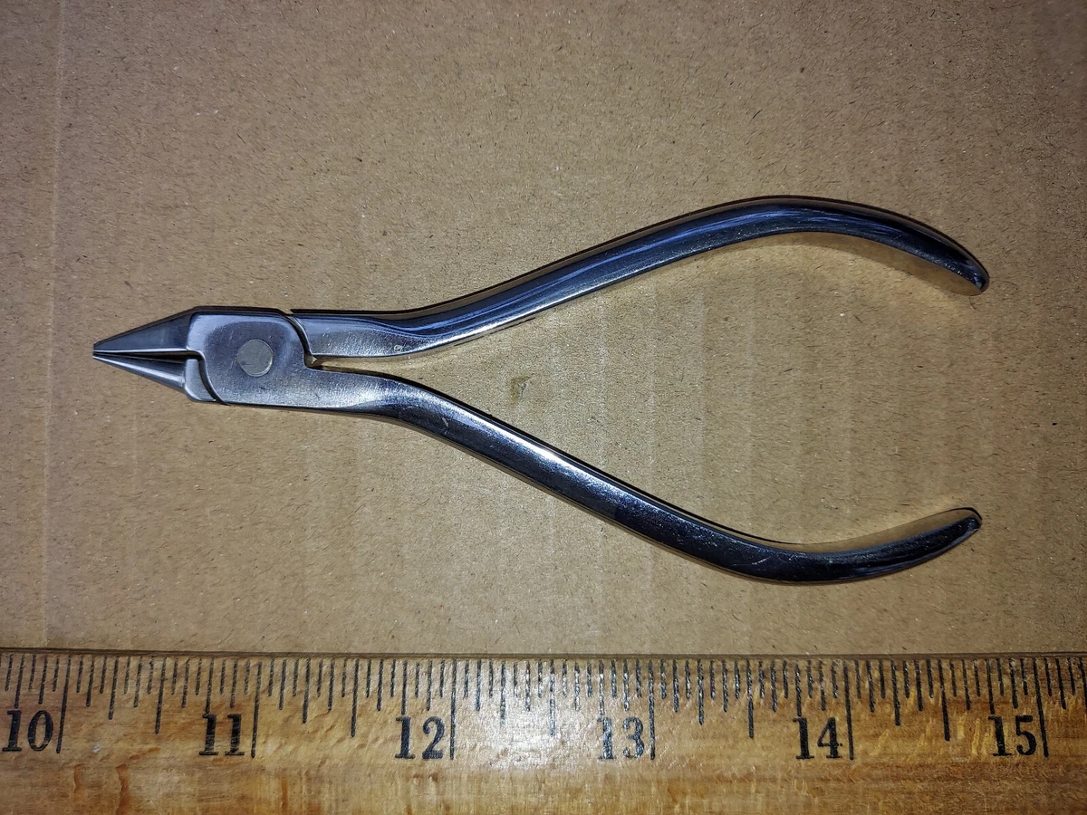 21UU41 OPTICAL PLIERS 0414 AEZ USA LOW GRADE STAINLESS STEEL