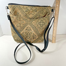 Danny K Tapestry Handbag Maggie Purse 11 x 10 x 3 Crossbody Strap Vintage