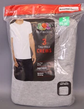 Fruit of the Loom Men's Short Sleeve Classic (Pack of 3) T-Shirts Crew Neck - S