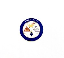 3" Masonic Car Decal Cutout YR 