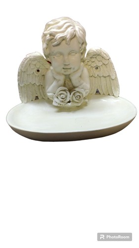  Angel Cherub Toilet Paper Holder and soap dish wall mount w hardware - Bild 2 von 8