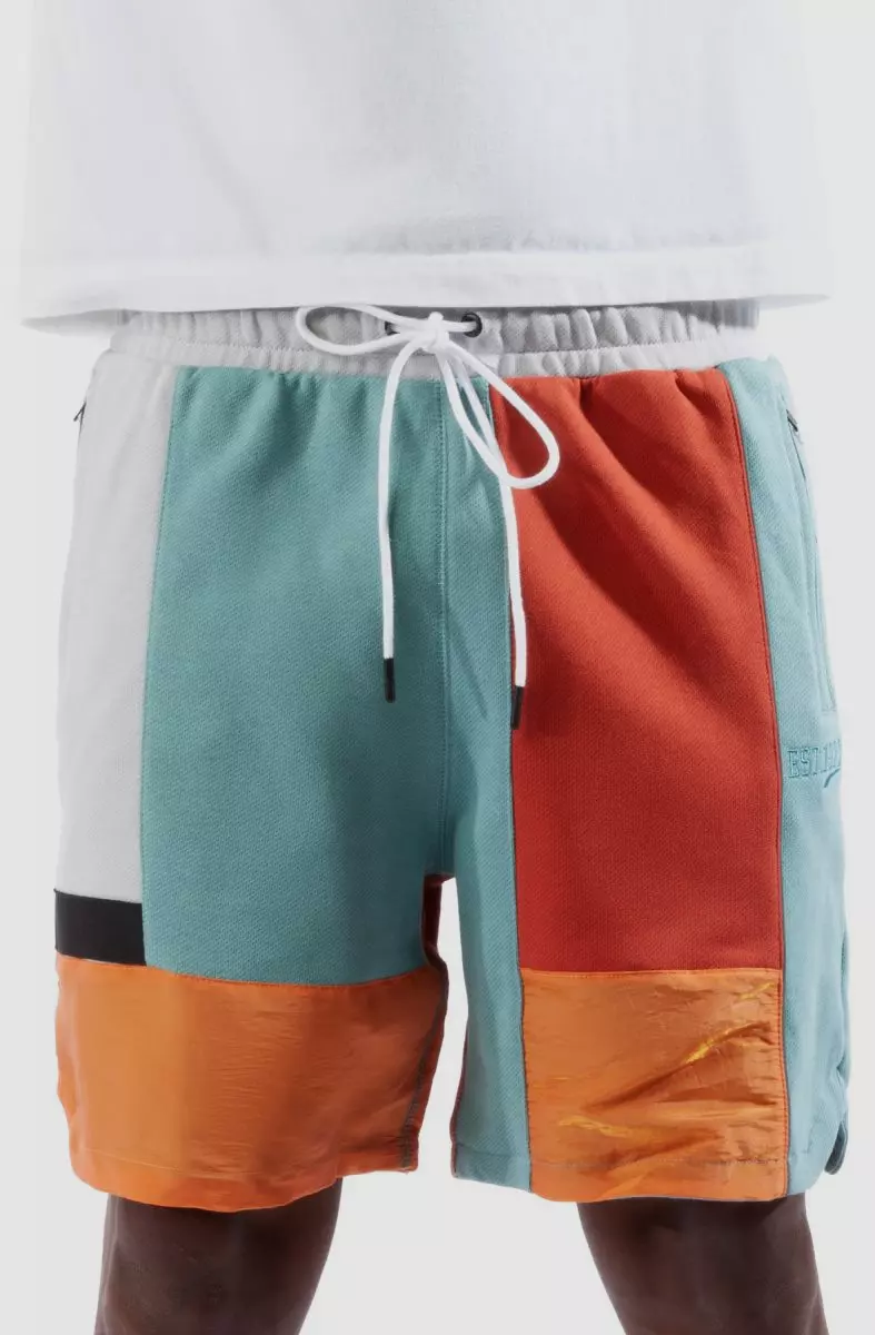 125 Puma Men s Gray Signature Color Block Sweat Shorts Size XL eBay