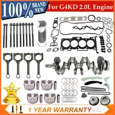 G4KD 2.0L Engine Overhaul Rebuild Crankshaft / Rods / Timing Kit For Hyundai KIA