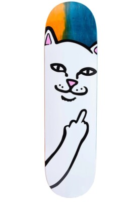 RIPNDIP Lord Nermal Deck Orange/Aqua 8.25 - Rip N Dip Skateboard Deck multi 8,25