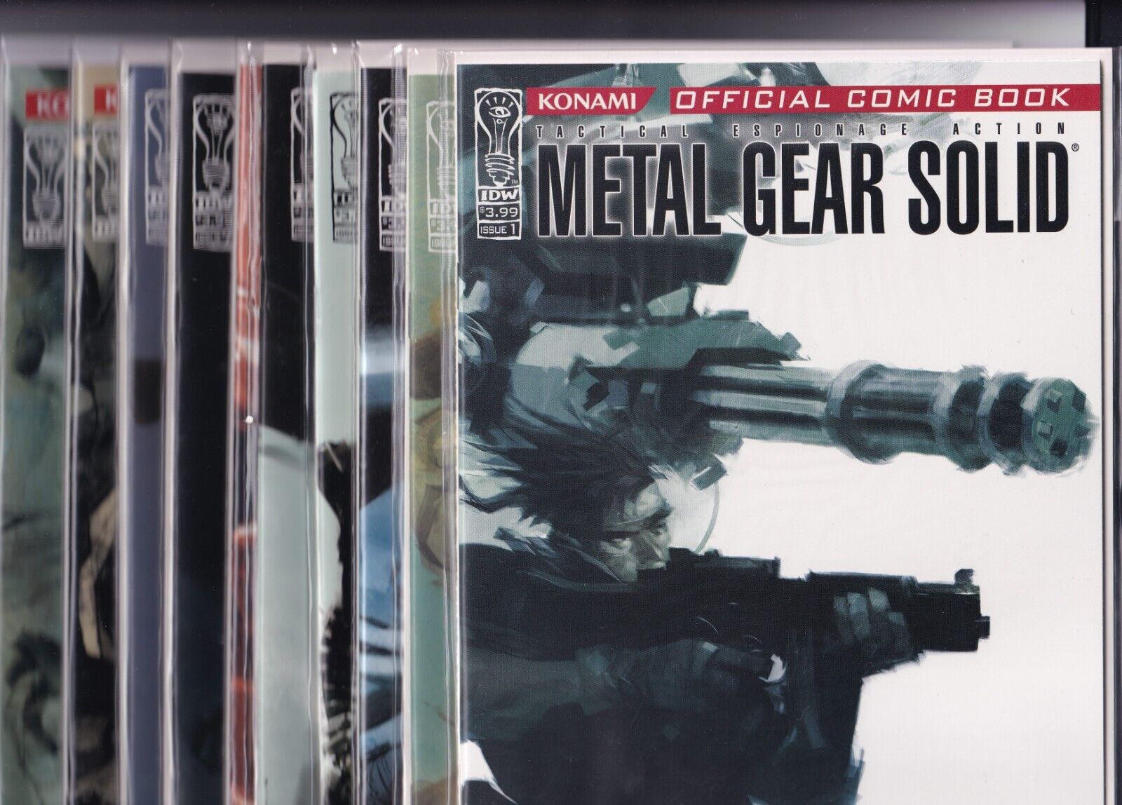 Metal Gear Solid #1-12 Complete Run Official Comic Book Konami (IDW 2004)