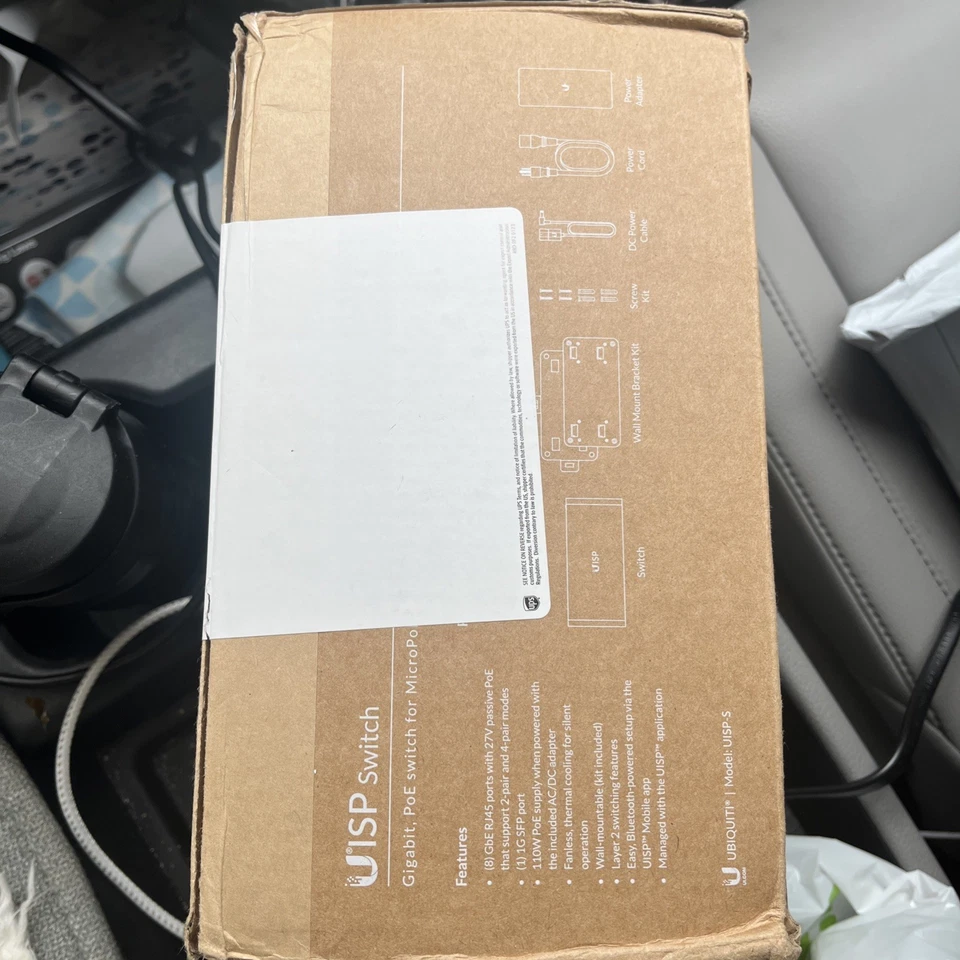 Ubiquiti UISP-S 8-Port Gigabit PoE Switch (UISP-S), NEW - Image 2 of 2