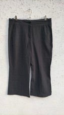 Ausgefallene Girbaud Hose Stiefelhose Stretch Glanzeffekt Lagenlook  I 48 / D 42