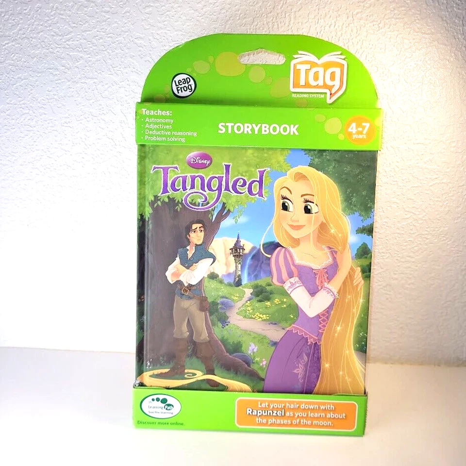 LeapFrog TAG Reader Book - Disney Tangled Storybook - Let hair down Rapunzel - Image 2 of 4