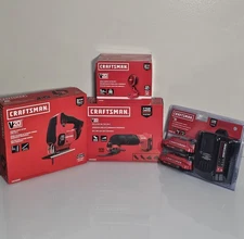 Craftsman 20V V20 Cordless Power Tools Combo Kit 3 Tools And Battery Starter Set