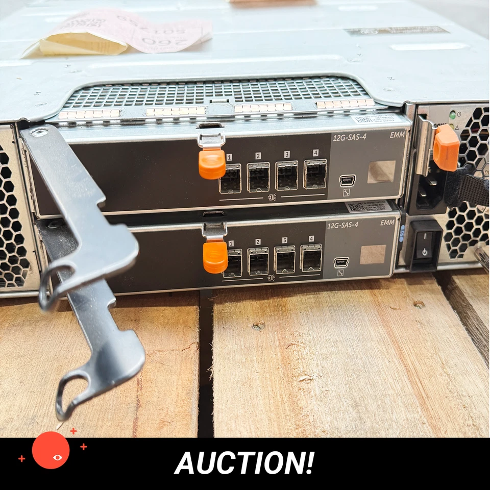 Dell PowerVault MD1420 24-SFF with 2x 600W Power Supplies I 2x Dell EMM 12Gb SAS - Bild 2 von 4