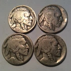 4 BUFFALO NICKELS    1916-S 1918  1923-S 1925-S H-31