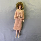 Vintage Uneeda Wendy Barbie Midge Bubble Cut Clone Girl Doll Toy Knit Outfit