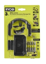 Rail System On-Board Accessory Storage Set fits RYOBI Cordless Drills NEW