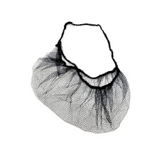 Disposable Honeycomb Nylon Beard Nets  Breathable, Durable  100 Count BLACK 