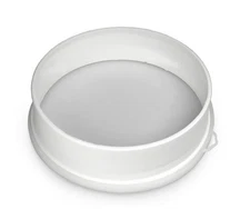 Tredoni 24cm/9.5" Kosher Flour Sieve Strainer 71 Mesh - Plastic Sifter Silk N...