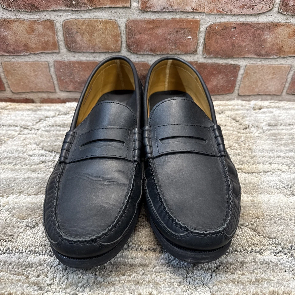 Zapatos Mocasines Mephisto Cap Vert Penny Para Hombre Cuero Negro Talla US 10 Foto 2 de 4