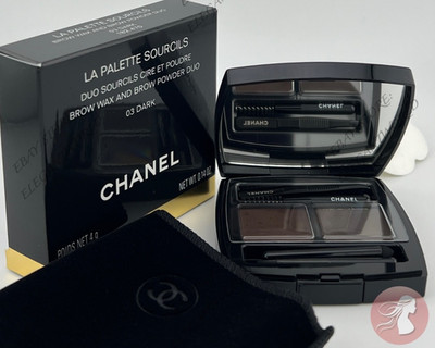 CHANEL La Palette Sourcils Brow Wax and Brow Powder Duo #03 DARK
