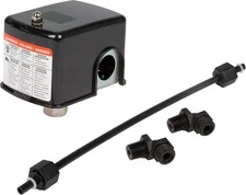 Red Lion 305584014 Pressure Switch Kit for All RJS-PREM Shallow Well Black 